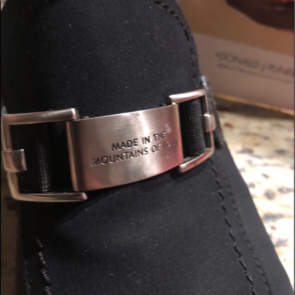 Numero-D Black slip on shoe: crepe elastic - Picture 2 of 7